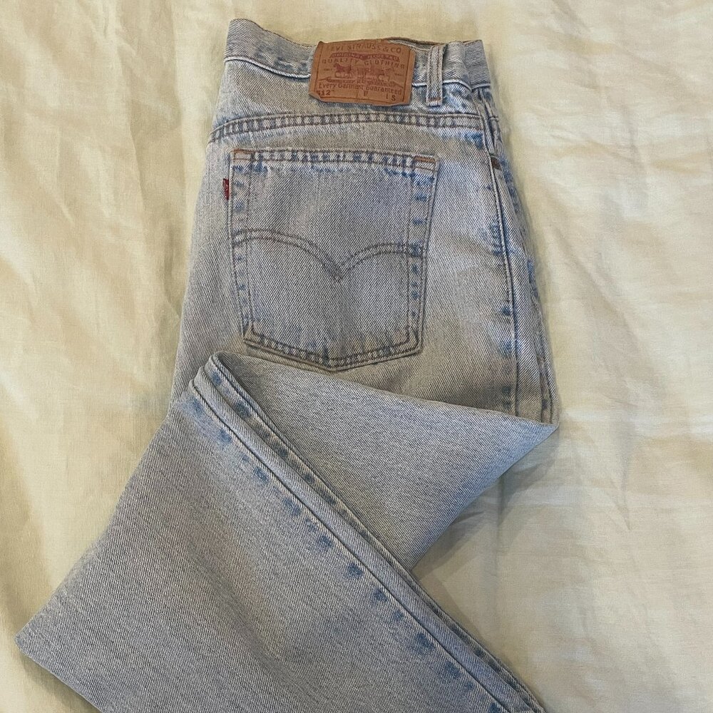 RARE Vintage Levi's 512s, perfect light wash denim!